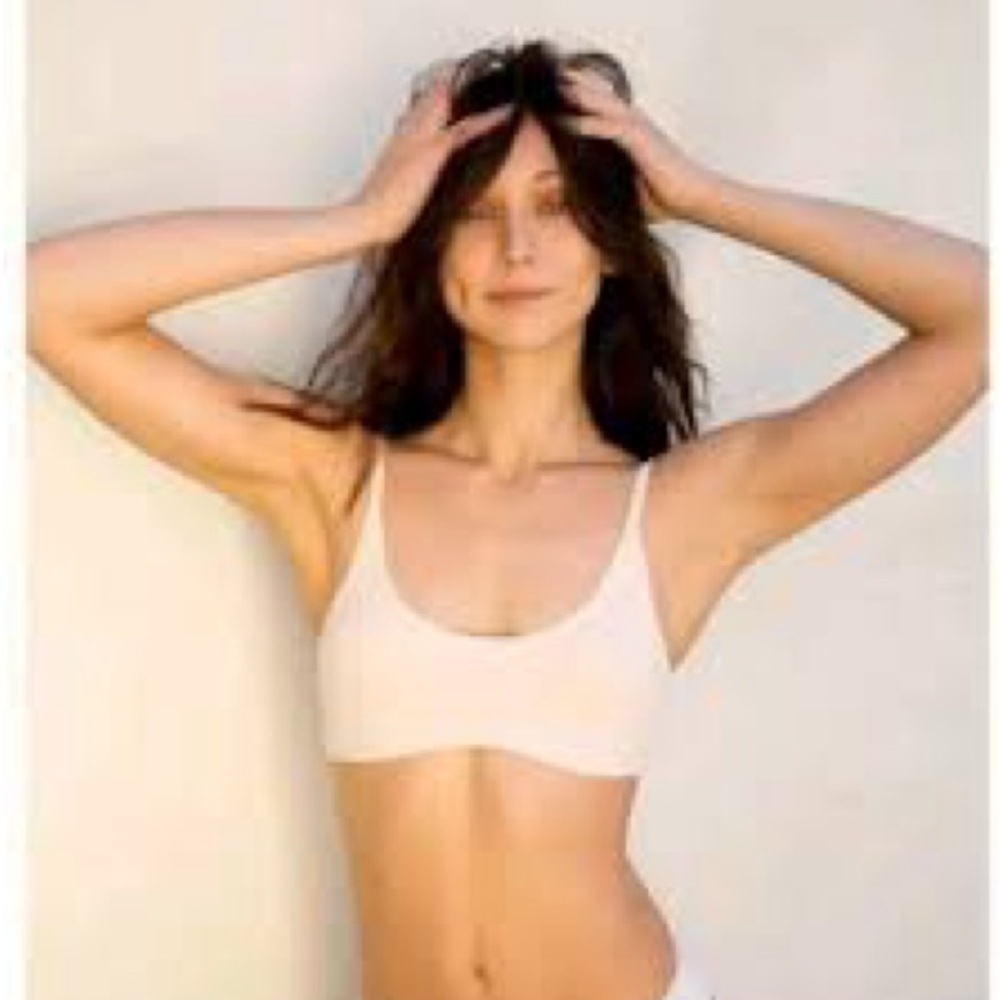 Intimately Free People Bra Bralette Nude Neutral Beige Minimalist Medium